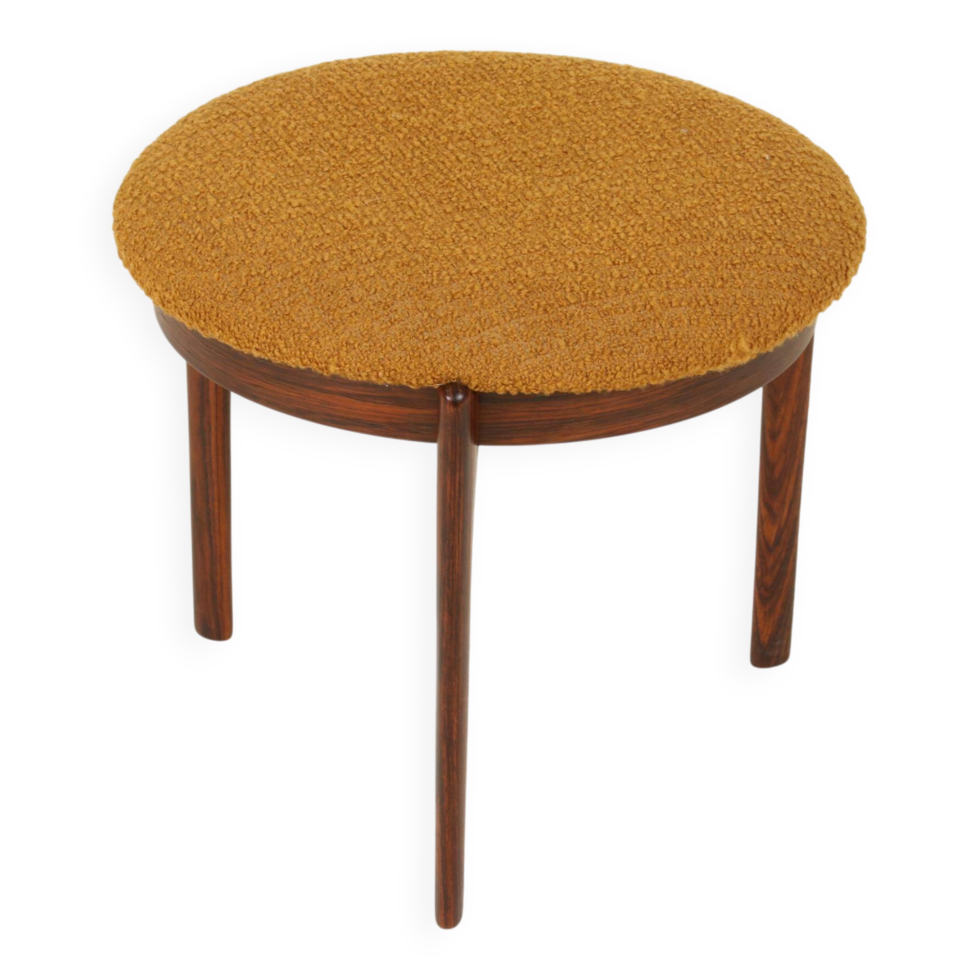 Stool or Footrest in Rosewood from Denmark, 1960s