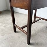 Jacques Hauville bedside table Roche Bobois mahogany