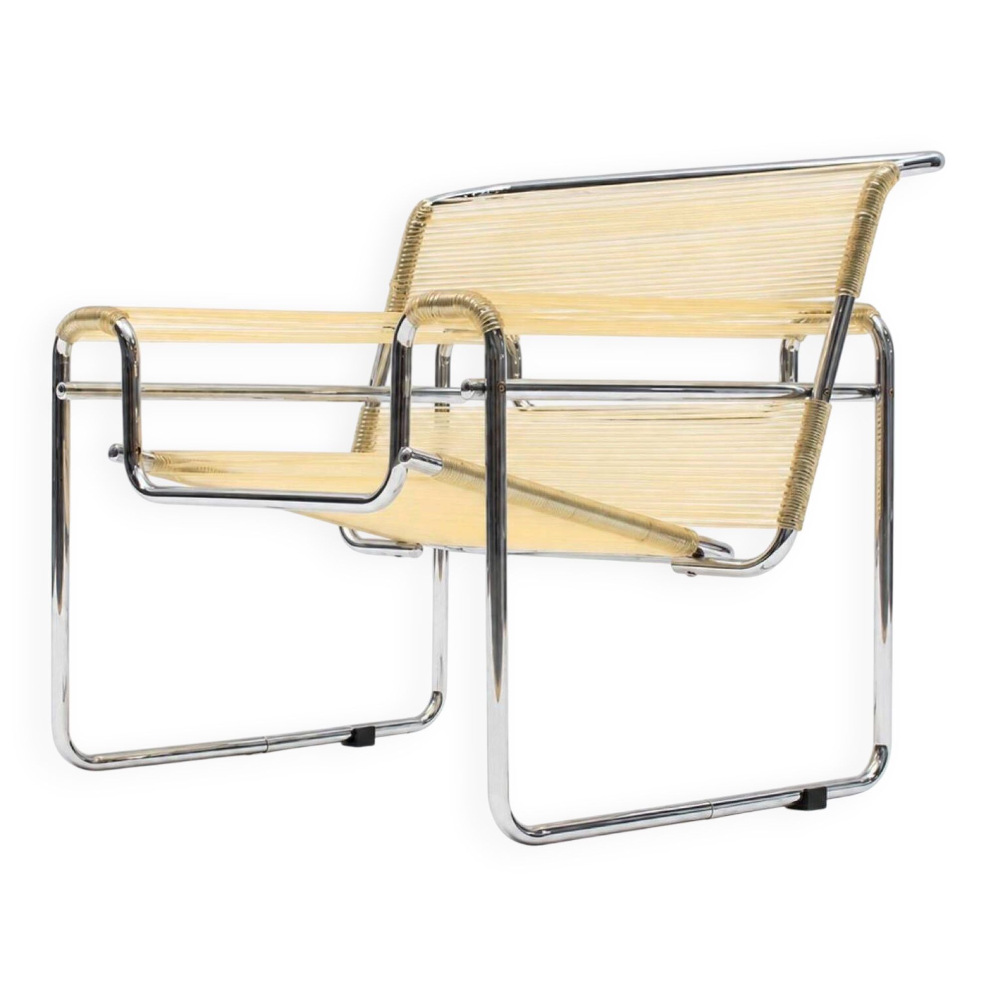 Chaise Wassily "Spaghetti" B3 Cesca par Marcel Breuer