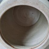 Varnished stoneware pot