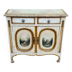 Buffet Louis XV chiffonnier shabby chic relooké 1950 peur profond