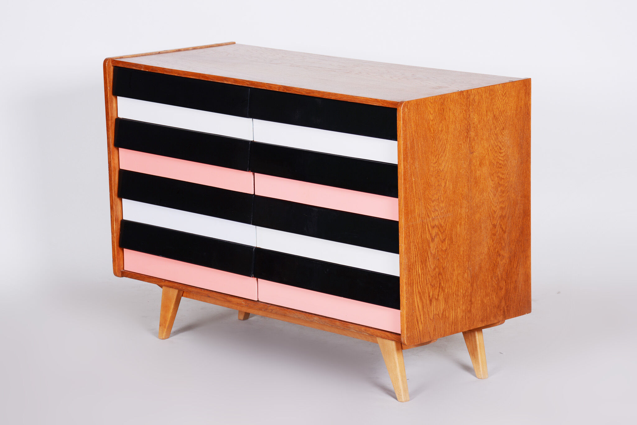 Dresser designed by Jiří Jiroutek for Interiér Praha in 1950s Czechia