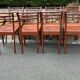 Suite de  8 chaises de Bistrot vintage années 1960