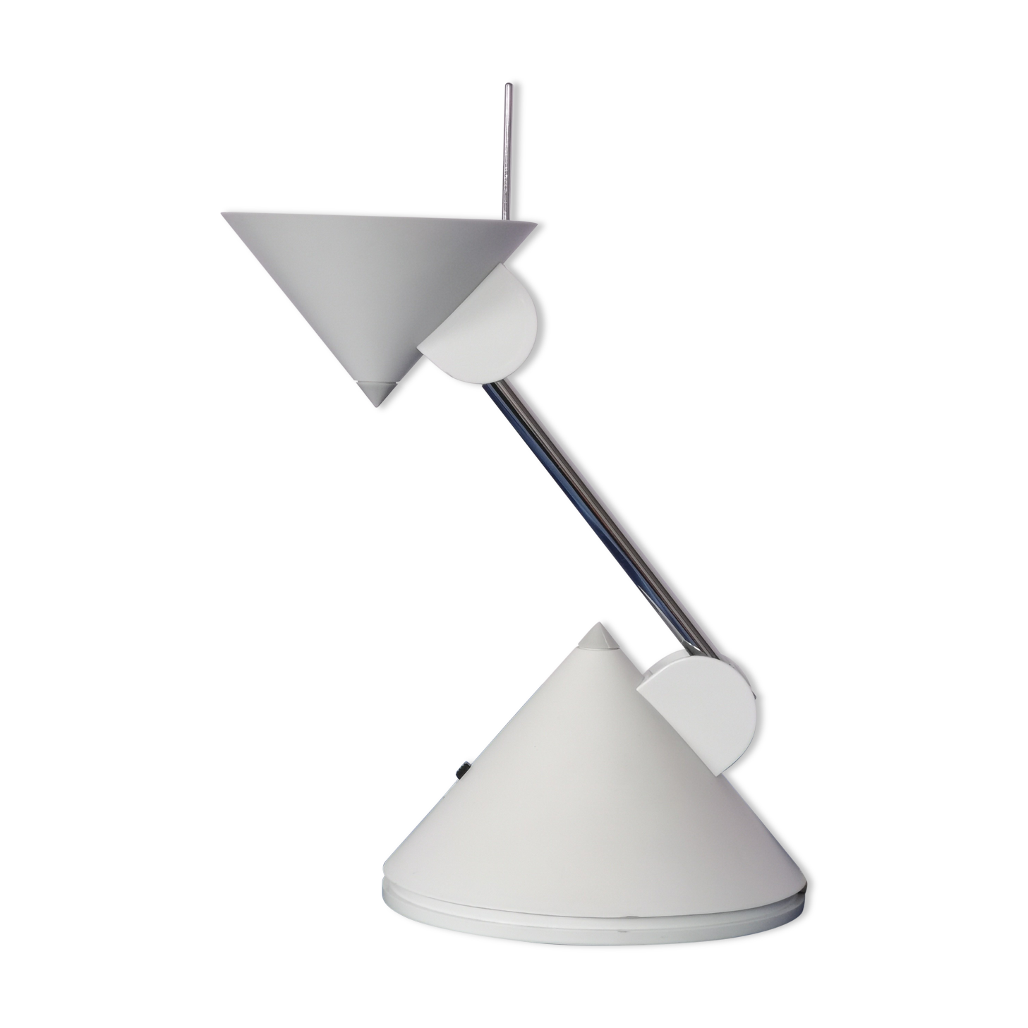 Halogen telescopic desk lamp, postmodern, 1980