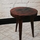 Brutalist tripod stool