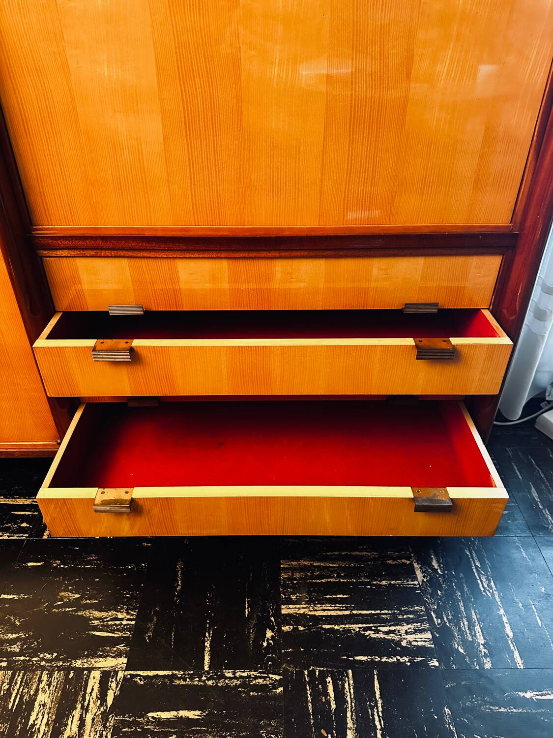 Living solid mahogany / 1950s