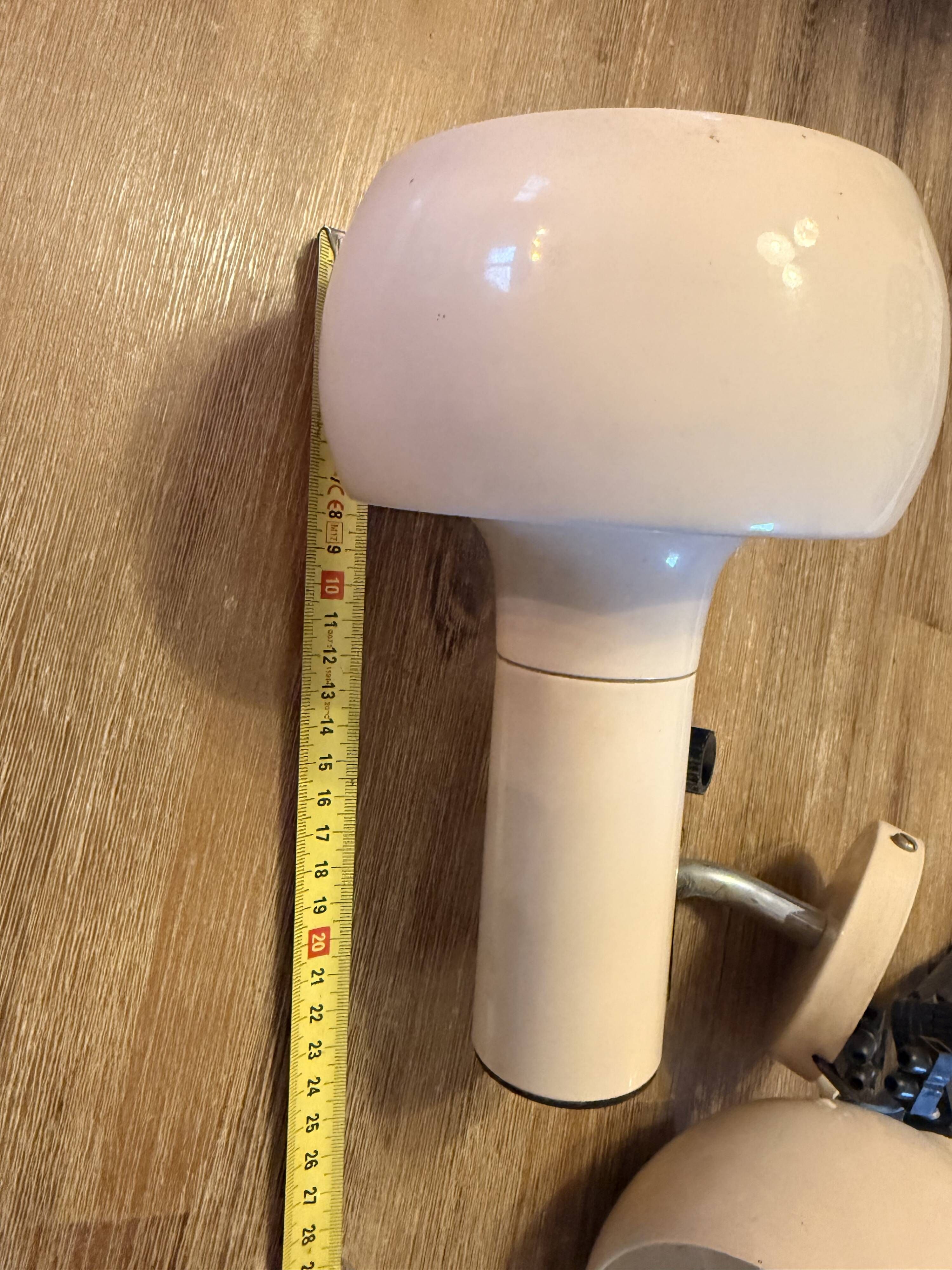 3 vintage beige wall lights