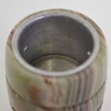 Smoking accessories in marble and onyx, 1970s, lot of 4