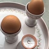 Egg cups, 9-piece service by Michel Spire