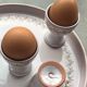 Egg cups, 9-piece service by Michel Spire