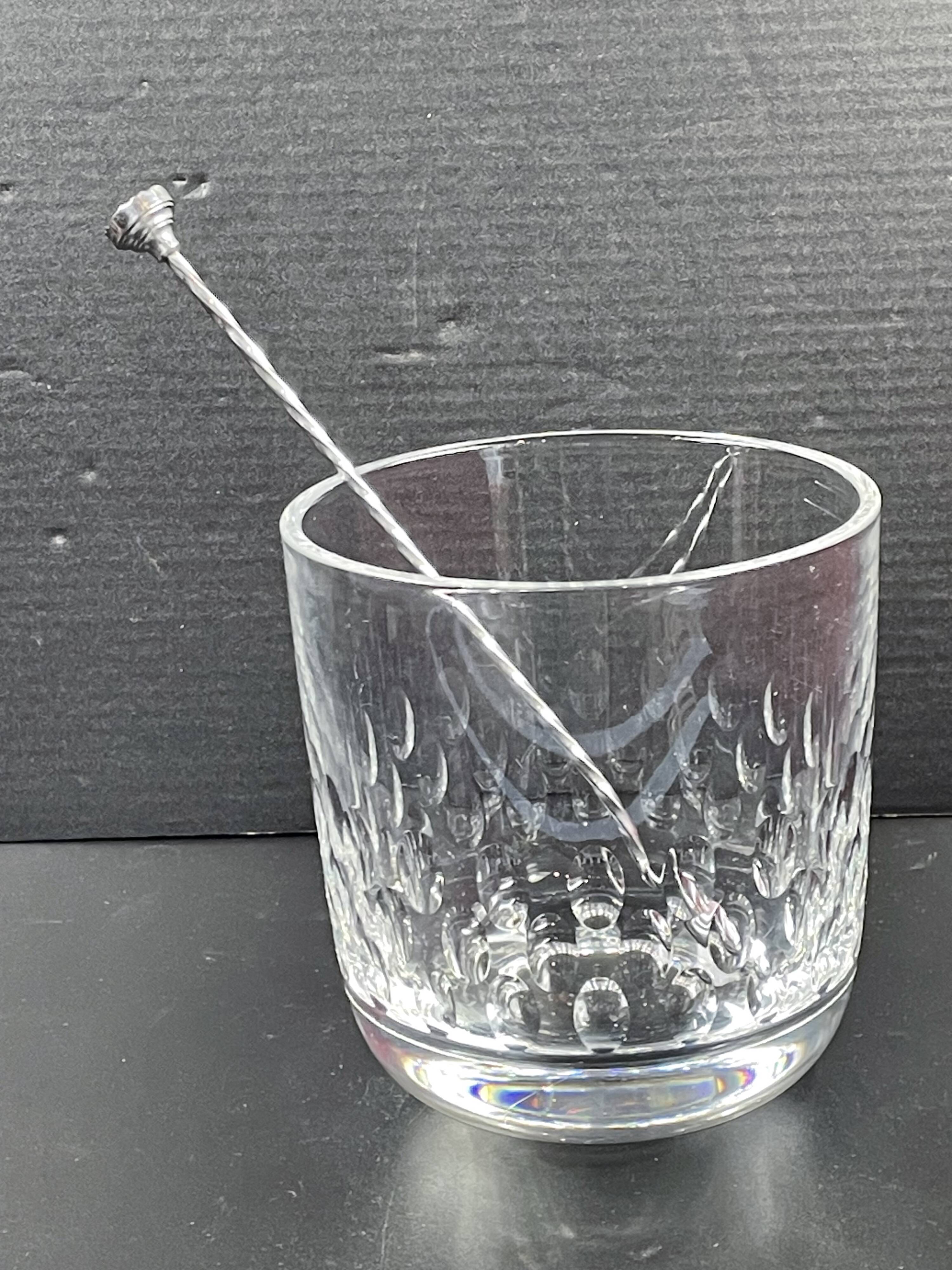 Tableware crystal ice bucket H 15.5 cm, diameter 15 cm