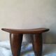 Tabouret where african head rests