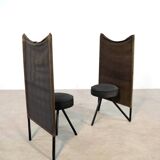 Set of two 1980's Miss Wirt chairs by Philippe Starck for Disform