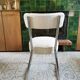Paire de chaises traîneau vintages rénovées