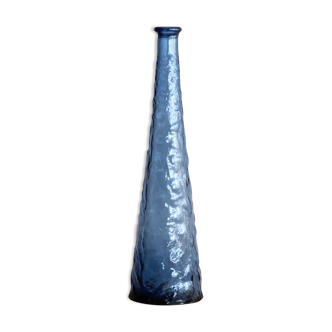 Purple Empoli glass bottle, 60s