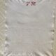 4 antique tea towels - honeycomb - monogrammed JM