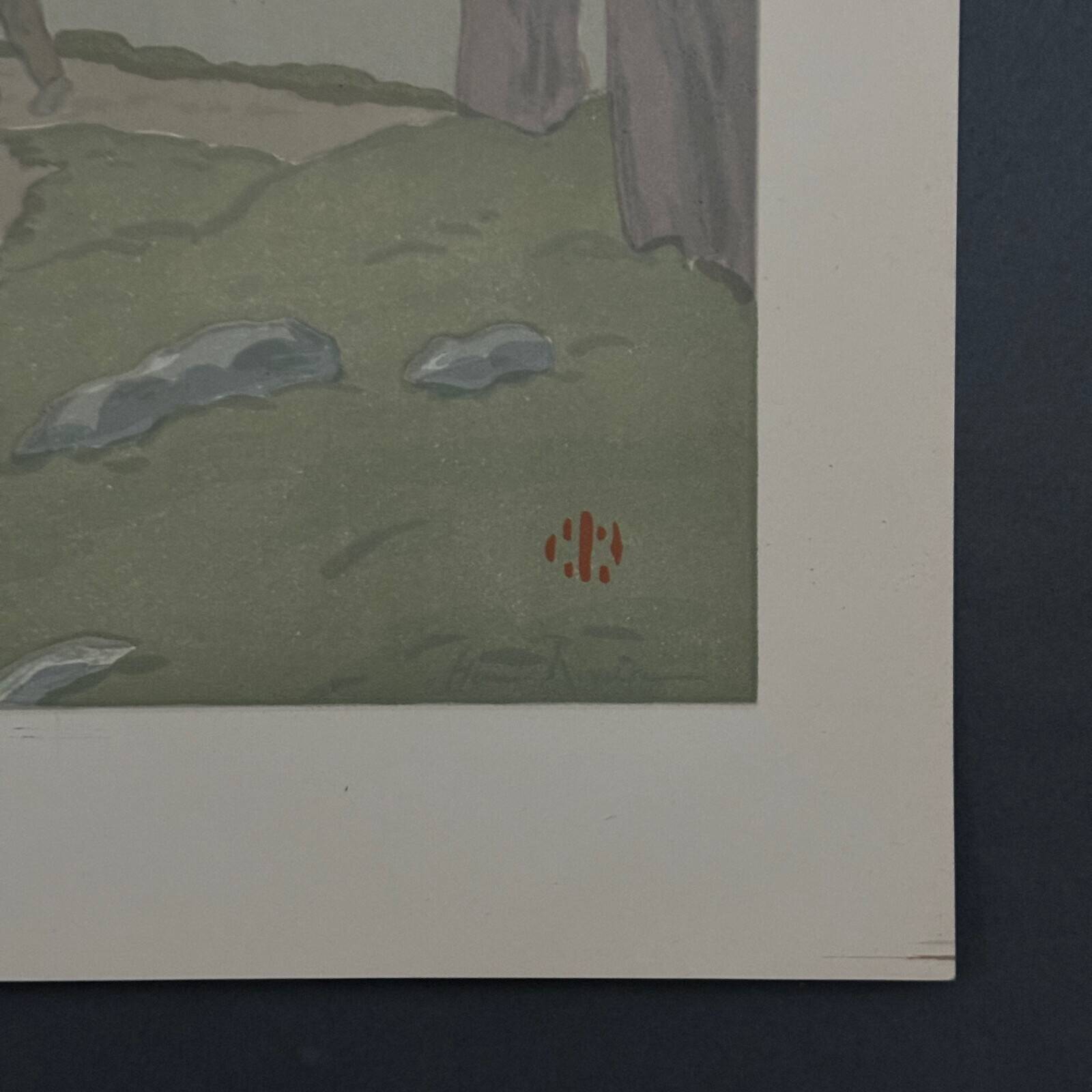 Lithograph by Henri Rivière The Enchantment of the Hours - The Mist