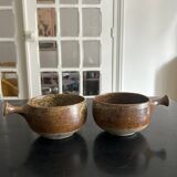 5 stoneware bowls by Charles Gaudry