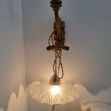 Balladeuse suspension opaline art deco
