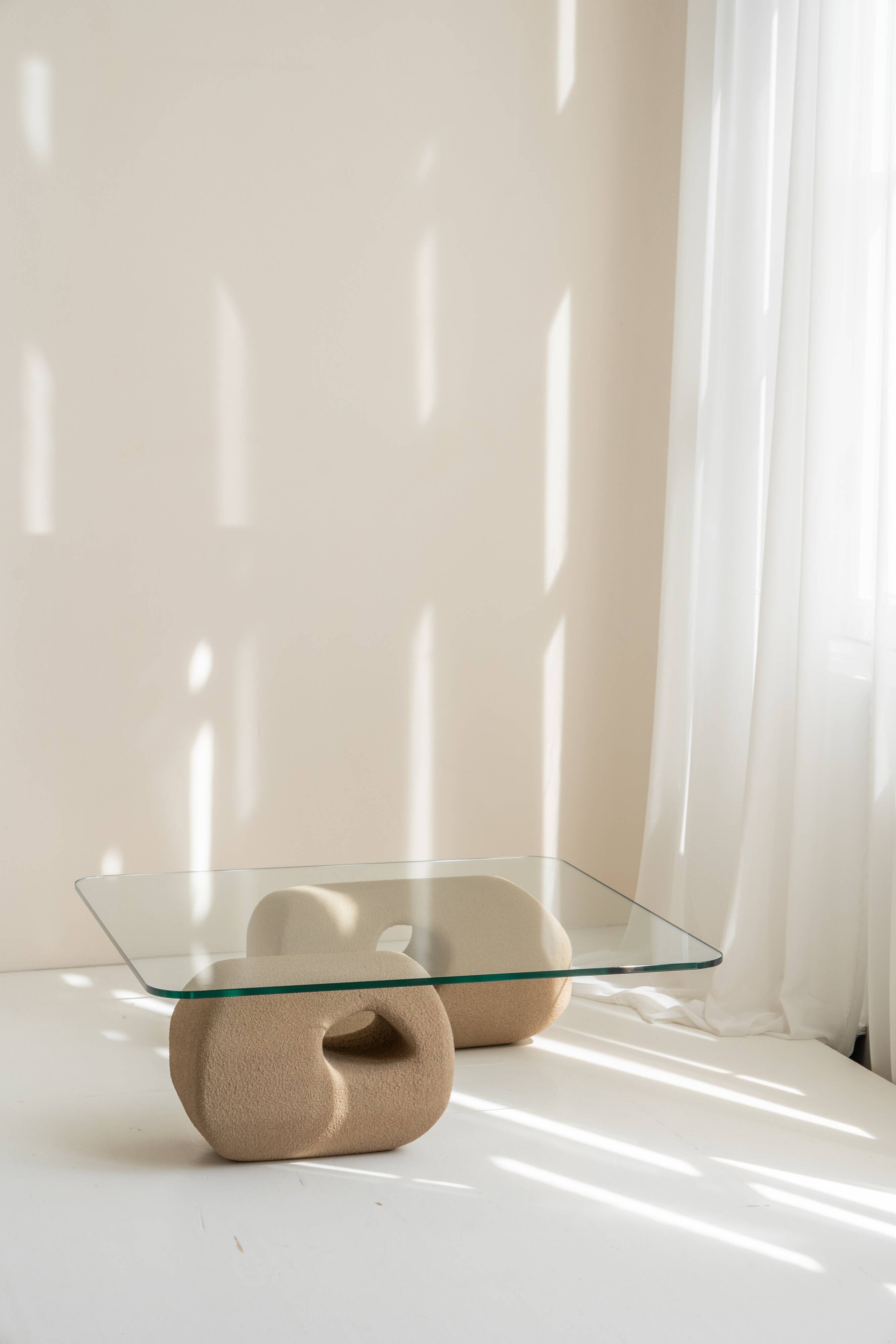 "Le Carré" coffee table from Dune ateliers