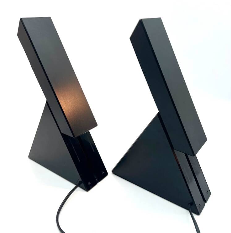 “Delta” lamps by Mario Bertorelle for “Jm Rdm” Massanzago, 1980s