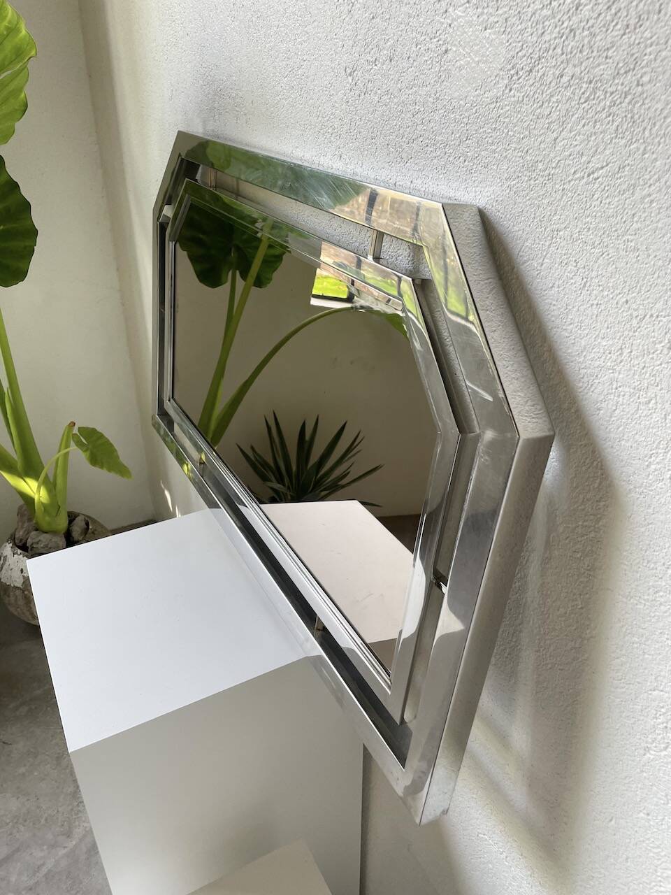 Art Deco Chrome Mirror