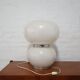 Murano pulegoso glass double shade table lamp Mazzega 1970s