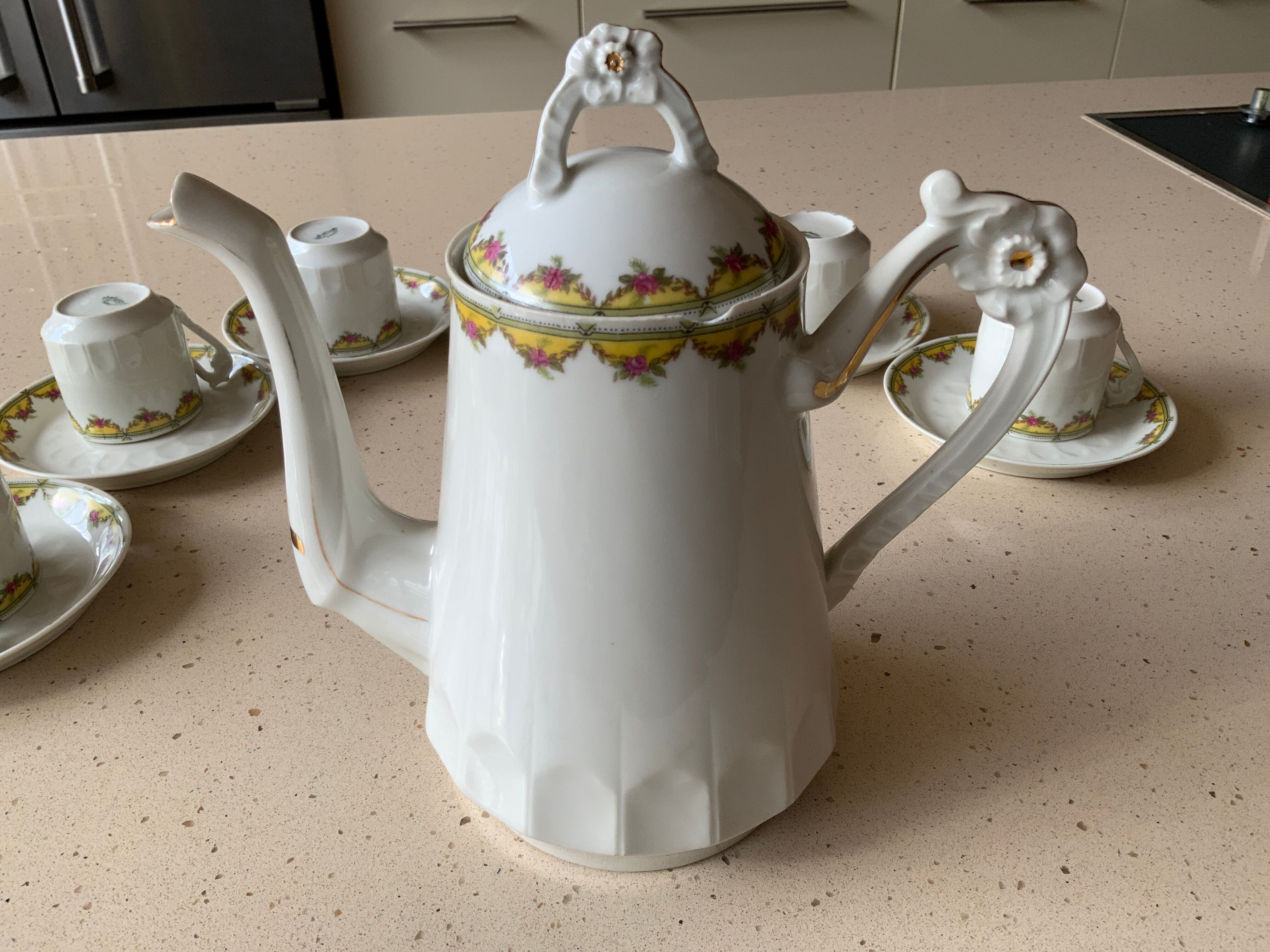 Porcelain coffee service