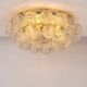 Spectacular Sputnik Flush Mount Glass Snow Balls by Doria, Germany, 1970s