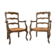 Pair of Provencal mulched armchairs Louis XV style