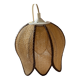 Natural fiber chandelier year 70s