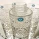 Vintage advertising water glasses