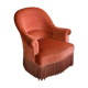 Fauteuil crapaud rose