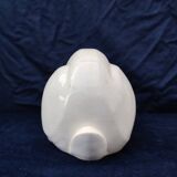 Cracked earthenware rabbit, Lemanceau, Saint Clément