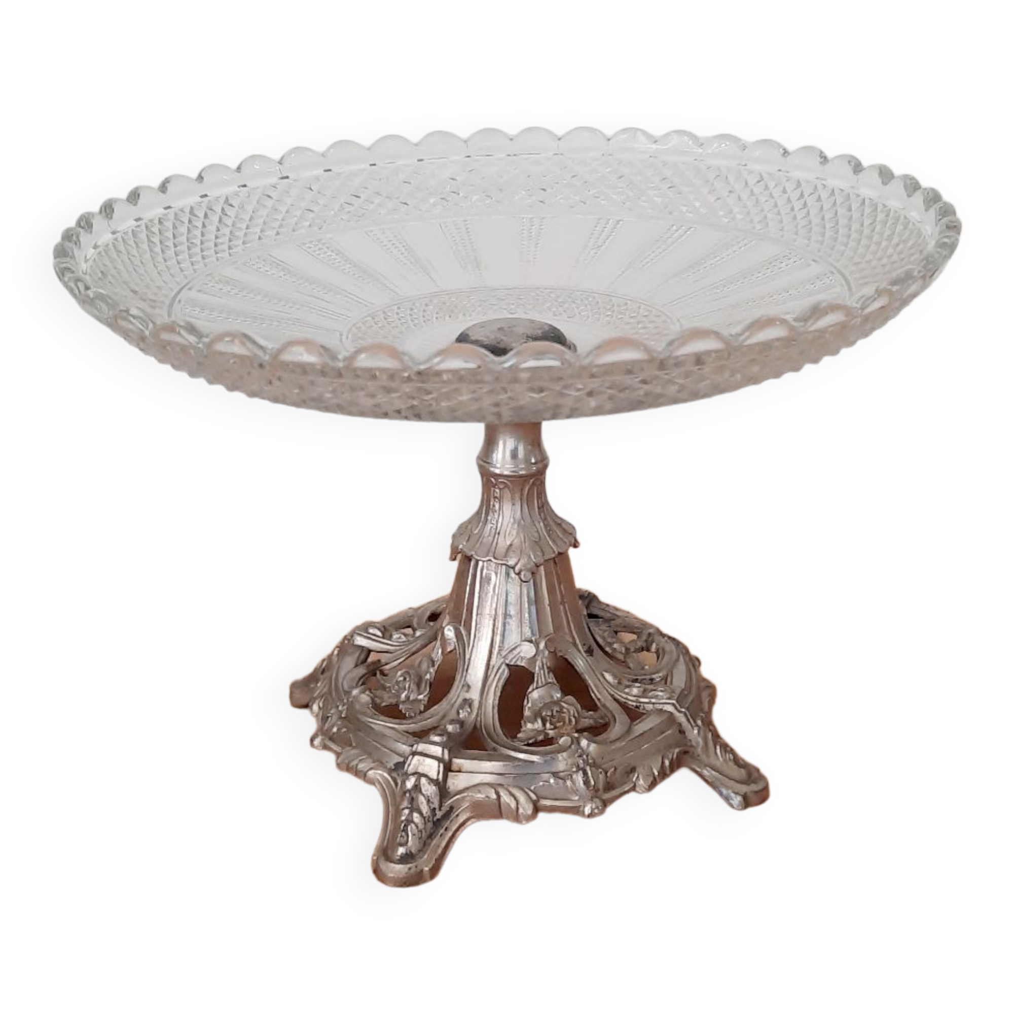 Glass cutter with metal base