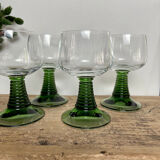 4 Alsace green feet glasses