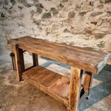 Antique oak workbench, circa 1900