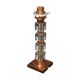 Lampe de table verre cuivre