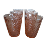 5 cups model "Rosaline" Arcoroc Luminarc