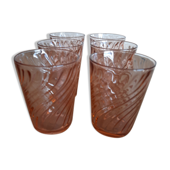 5 cups model "Rosaline" Arcoroc Luminarc