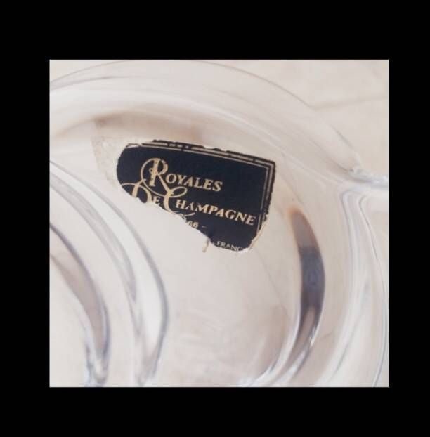 Royales de Champagne crystal bowl