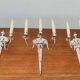 Vintage Italian neoclassical wall sconces in Hollywood Regency style, set of 3.