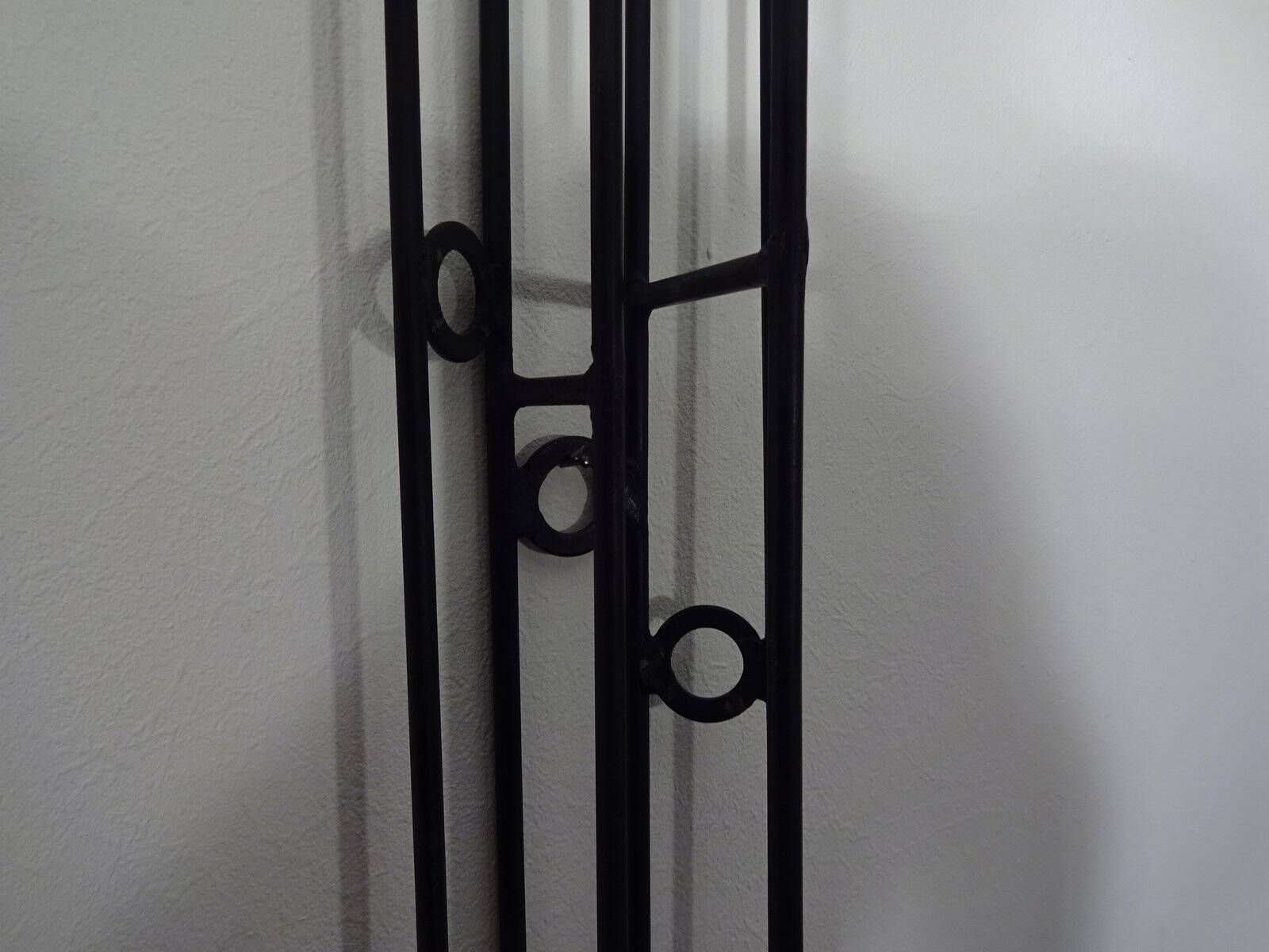 Brutalist German Iron Wall Candleholder, 1960s