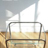 Desserte verre & chrome