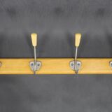 1960s Mid-century Wooden Wall Hanger, Czechoslovakia