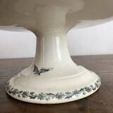 HB&Cie ironstone fruit bowl decorated with flowers, birds and butterflies