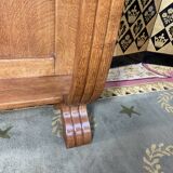 Art deco period console in restored oak