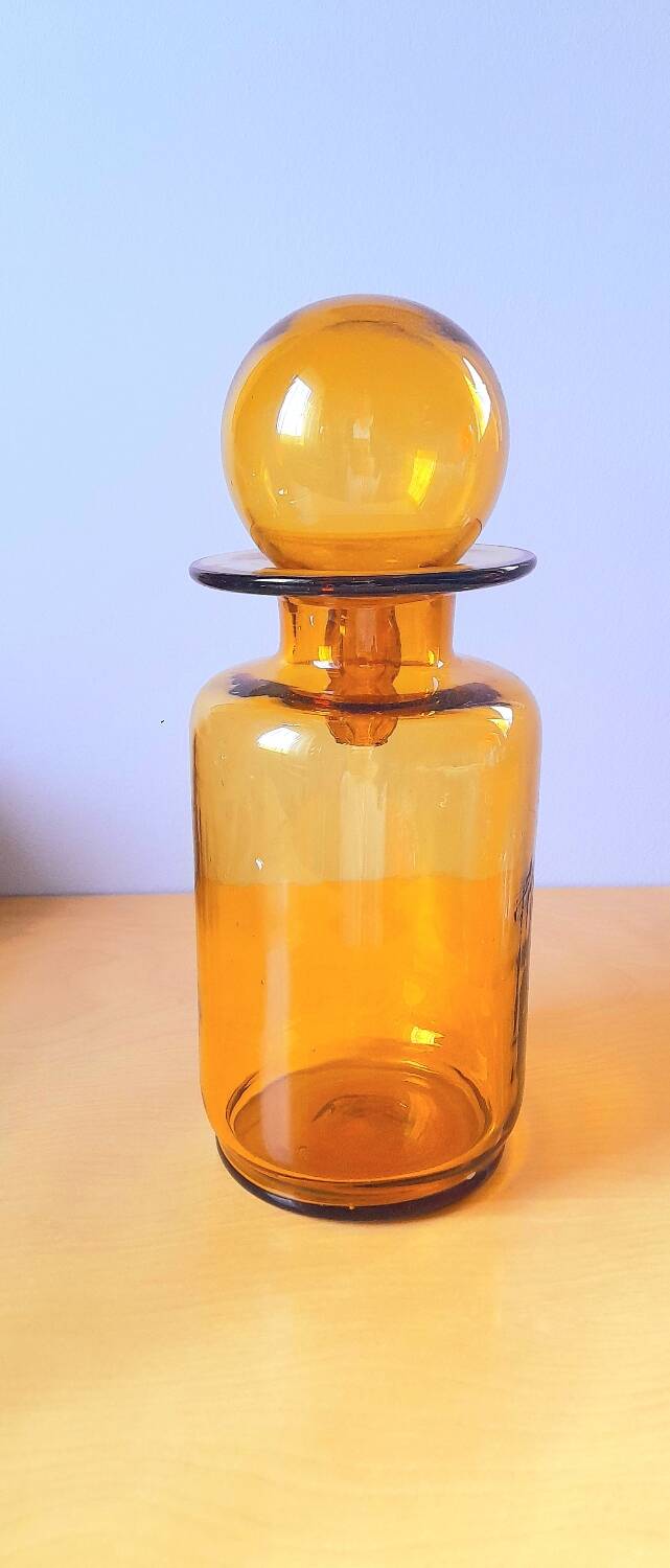 Flacon apothicaires en verre soufflé Empoli