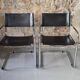 Mart stam (1899-1986) - pair of bauhaus s34 armchairs - 1970 -