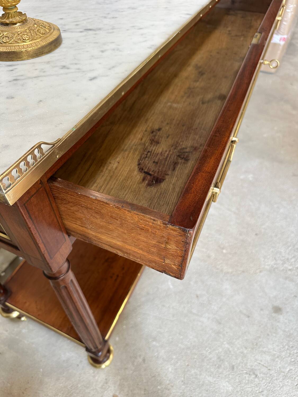 Louis XVI mahogany console